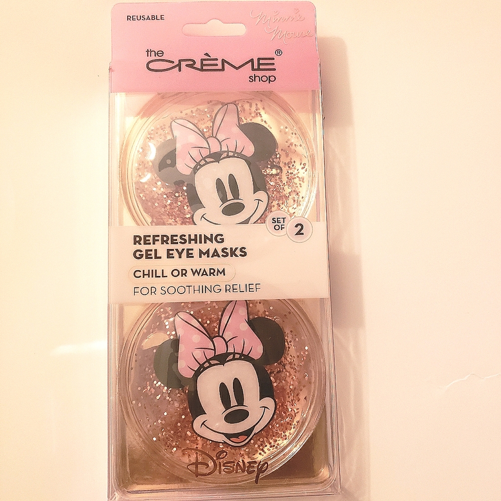 💥💥💥 2 for $16 The Creme Shop Minnie Mouse  Reusable Gel Eye Masks